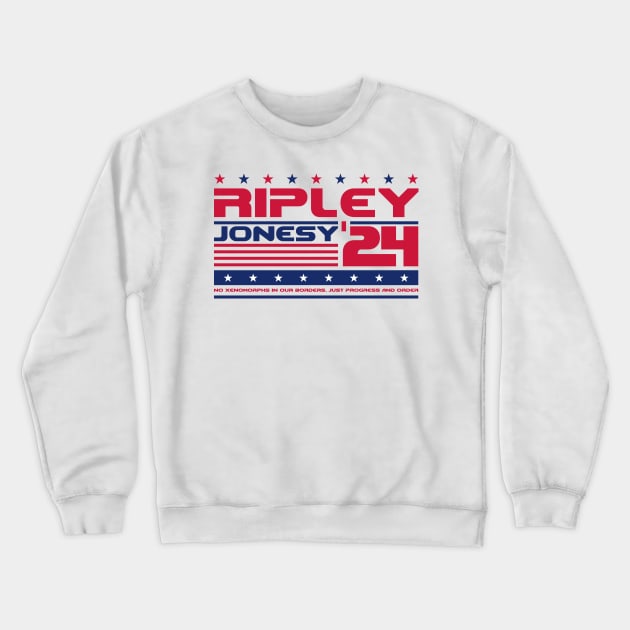 Ripley Jonesy 2024 Presidential Election Crewneck Sweatshirt by Sachpica